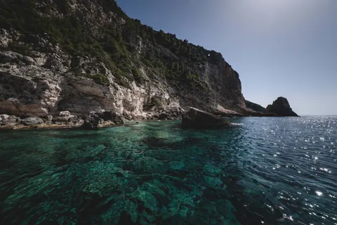 Papel de parede Costa turquesa 4K · ocean · 3840×2560