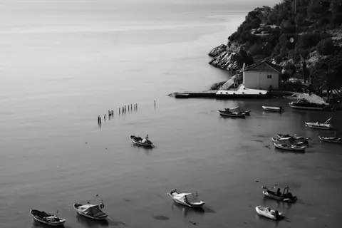 Boat at Sea 4K Wallpaper · ocean · 3840×2560