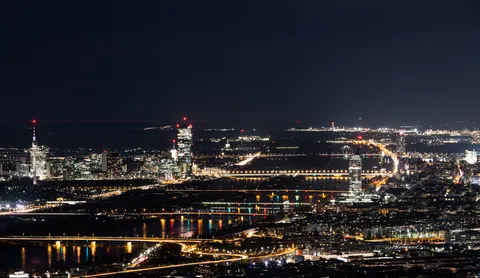 City Skyline at Night 4K Wallpaper · city · 3840×2225