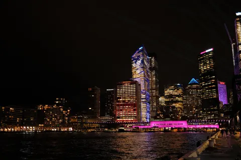City Skyline at Night 4K Wallpaper · city · 3840×2560