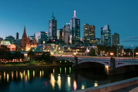 City Skyline at Night 4K Wallpaper · city · 3840×2560