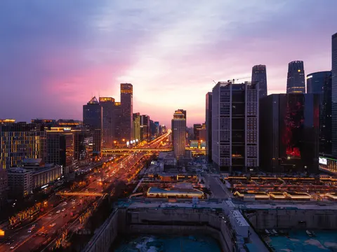 City Skyline at Night 4K Wallpaper · city · 3840×2880