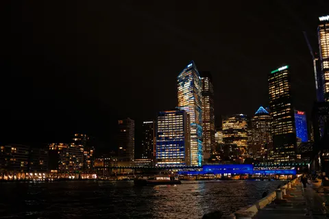 City Skyline at Night 4K Wallpaper · city · 3840×2560