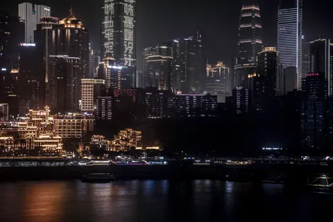 City Skyline at Night 4K Wallpaper · city · 3840×2560