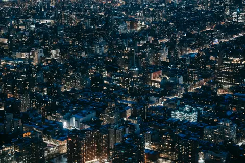 Обои Ночной город 4K · city · 3840×2560