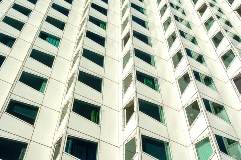 Sfondo Facciata futuristica 4K · architecture · 3840×2560
