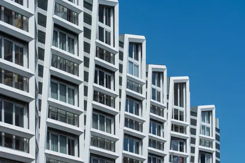 Futuristic Facade 4K Wallpaper · architecture · 3840×2560