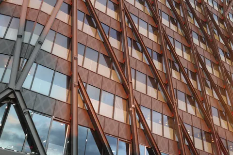 Futuristic Facade 4K Wallpaper · architecture · 3840×2560