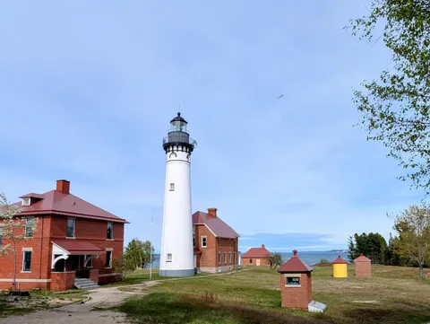 Cliff Lighthouse 4K Wallpaper · architecture · 3840×2891