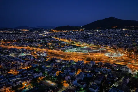 خلفية المدينة من الجو بدقة 4K · city · 3840×2560