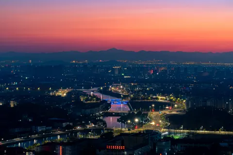 City Aerial 4K Wallpaper · city · 3840×2560