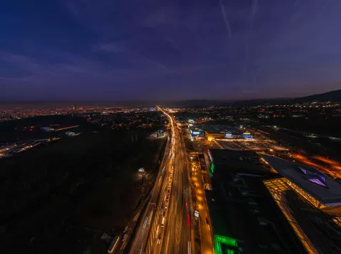 Fondo de pantalla Ciudad aérea 4K · city · 3840×2867