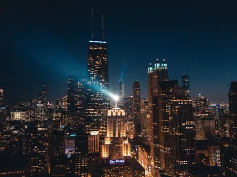خلفية المدينة من الجو بدقة 4K · city · 3840×2880