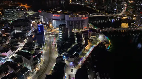City Aerial 4K Wallpaper · city · 3840×2160