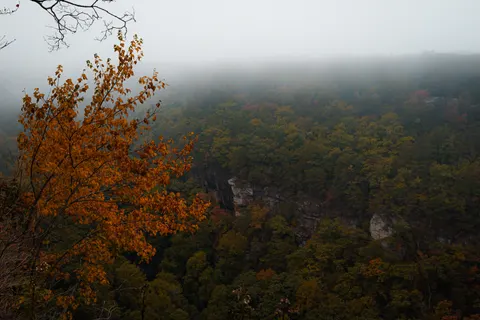 Foggy Valley 4K Wallpaper · mountains · 3840×2563