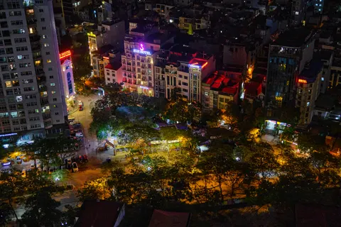 خلفية المدينة من الجو بدقة 4K · city · 3840×2560