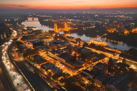 Обои Город с высоты 4K · city · 3840×2535