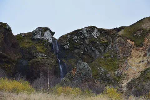 Valley Waterfall 4K Wallpaper · mountains · 3840×2560