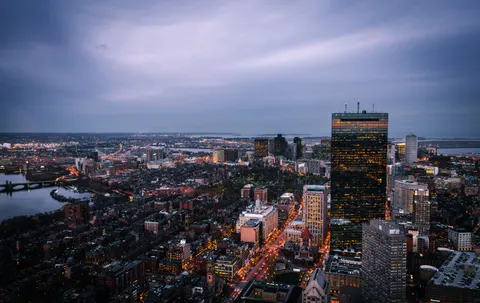 City Aerial 4K Wallpaper · city · 3840×2424