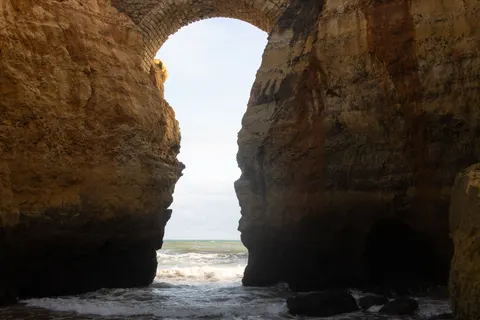 Sea Cave 4K Wallpaper · ocean · 3840×2560