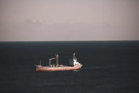 Boat at Sea 4K Wallpaper · ocean · 3840×2560