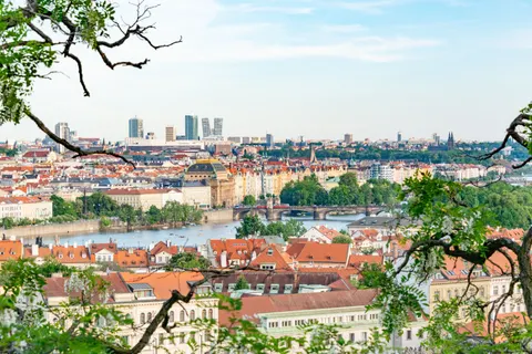 Prague Rooftops 4K Wallpaper · city · 3840×2563