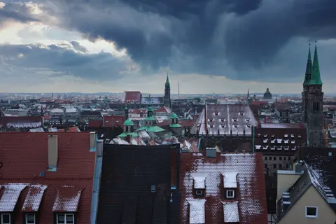 Prague Rooftops 4K Wallpaper · city · 3840×2560