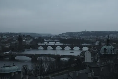 Prague Rooftops 4K Wallpaper · city · 3840×2560