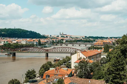 Prague Rooftops 4K Wallpaper · city · 3840×2560