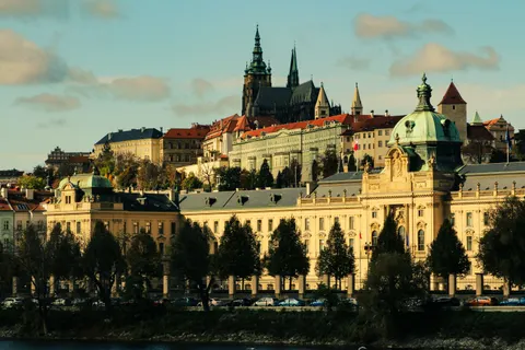 Prague Rooftops 4K Wallpaper · city · 3840×2560
