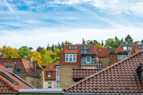 Prague Rooftops 4K Wallpaper · city · 3840×2560