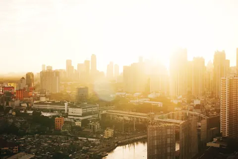 Rooftop View 4K Wallpaper · city · 3840×2560