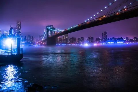 Fondo de pantalla Puente de ciudad 4K · city · 3840×2560