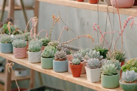 Succulents 4K Wallpaper · flowers · 3840×2560