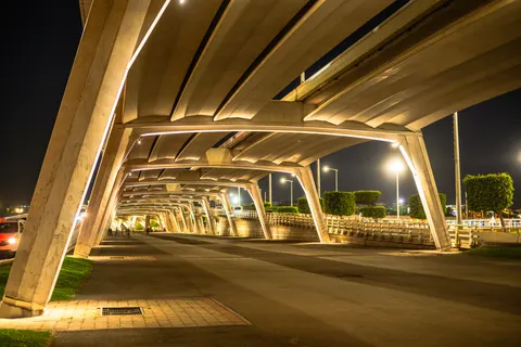 Fond d'écran Pont urbain 4K · city · 3840×2560