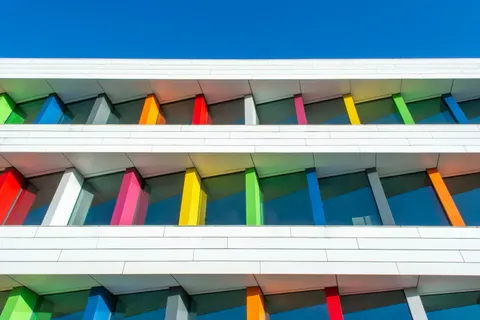 Futuristic Facade 4K Wallpaper · architecture · 3840×2560