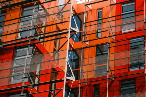 Fondo de pantalla Fachada futurista 4K · architecture · 3840×2560