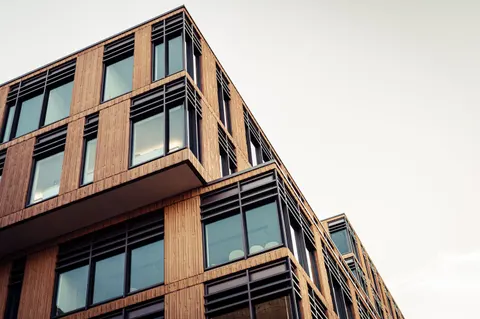 Futuristic Facade 4K Wallpaper · architecture · 3840×2555