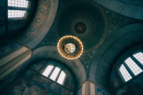 Sfondo Cupola di vetro 4K · architecture · 3840×2560