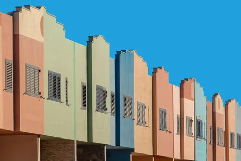 Colorful Houses 4K Wallpaper · architecture · 3840×2560
