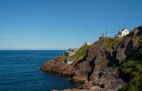 Cliff Lighthouse 4K Wallpaper · architecture · 3840×2455