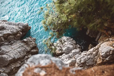 Papel de parede Costa Turquesa 4K · ocean · 3840×2560