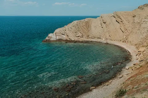 Türkisfarbene Küste 4K Hintergrundbild · ocean · 3840×2560
