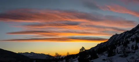Fond d'écran Montagnes 4K · mountains · 3840×1710