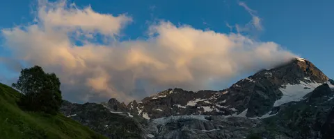Tapeta Góry 4K · mountains · 3840×1606