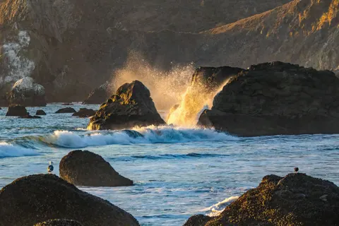 Sea Cave 4K Wallpaper · ocean · 3840×2560