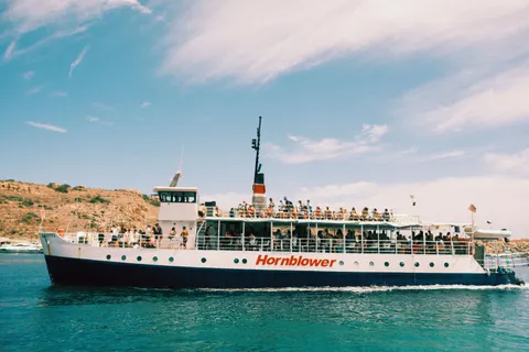 Boat at Sea 4K Wallpaper · ocean · 3840×2560