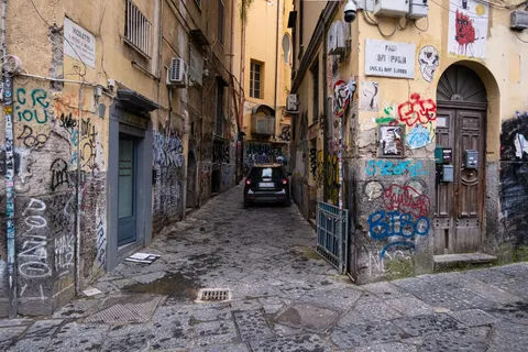 Fond d'écran Rue de la vieille ville 4K · architecture · 3840×2560