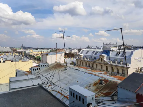 Prague Rooftops 4K Wallpaper · city · 3840×2873