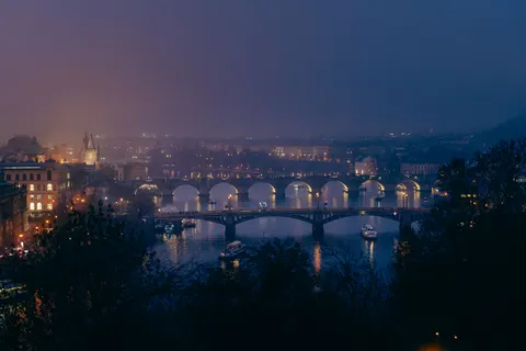 Prague Rooftops 4K Wallpaper · city · 3840×2561
